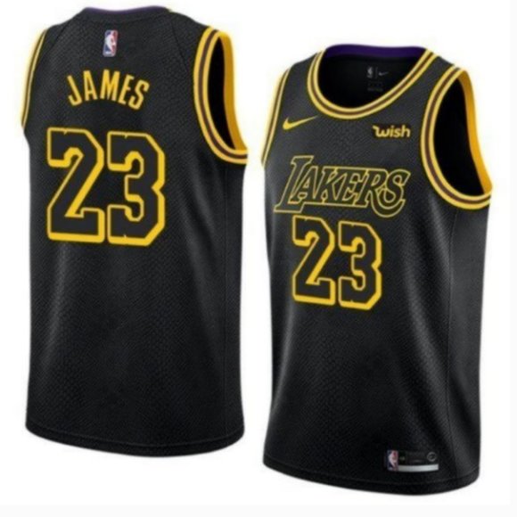 Nike Shirts | Nba Lakers Lebron James Black City Edition Jersey ... Nike Shirts | Nba Lakers Lebron James Black City Edition Jersey ...